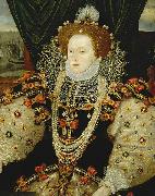 george gower Elizabeth I of England France oil painting artist